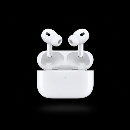 AirPods Pro Black Background Clean