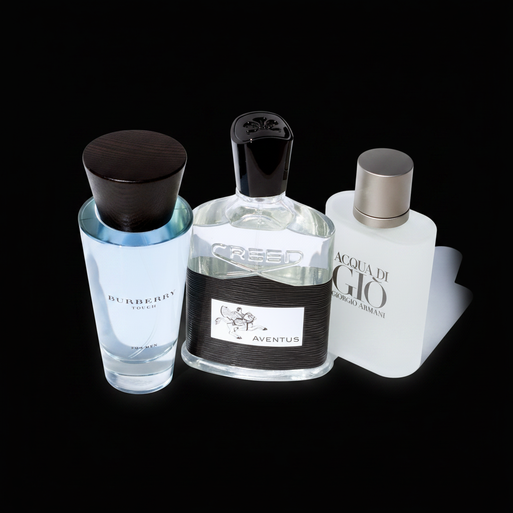 Fragrances Black Background