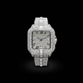 Iced Out Watch - Clean Black Background